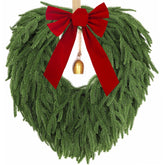 AMORISE front view wreath on door showing inviting curb appeal