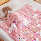 anfie pink unicorn front view showing playful design and cozy feel