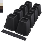 ANNKUT front packaging view showing eight black heavy-duty risers for higher storage