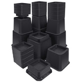 ANNKUT front view of packed risers showing kit contents and easy setup benefit