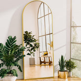 Antok arched full-length mirror front view showing full-body reflection benefit