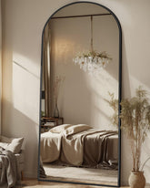 Antok front view full-length mirror showing elegant arched silhouette and full reflection benefit