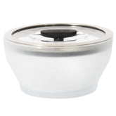 Anyday black sesame front view showing glass bowl and lid, clear safe heating