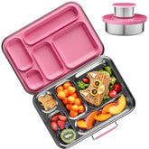 AOHEA bento front packaging showing compact pink box, durable and portable