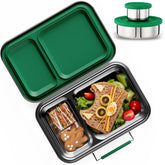 AOHEA front view lid closed showing compact leakproof design and durable build