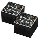 Aokeyee front view of two stacked organizers showing neat storage and accessibility