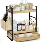 Aollewoiti front view organizer showing tidy bottles and accessible storage