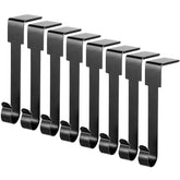 ARCHCRTC front view showing eight black stocking holders offering clean mantel organization