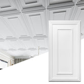 Art3d front panel showing clean white finish and easy installation