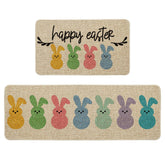 Artoid Mode front view of Happy Easter Rabbits mats, adds seasonal charm