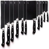 Asaya front packaging showing 11-piece knife guard set for organized storage