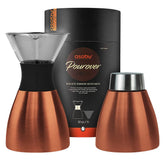 asobu copper carafe front view showing sleek insulated design and portability benefit