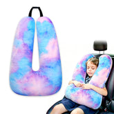 Atablyn front view of U-shaped travel pillow showing support and comfort