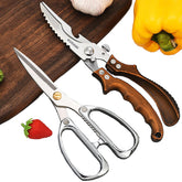 AUDAMI front view of two scissors set showing packaging and complete kit benefit