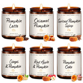 Auelife amber jars set of six showing neat arrangement and seasonal appeal