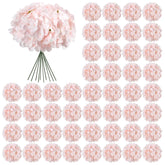 Auihiay front view of pink hydrangea set showing all contents and value