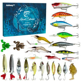 Aukney front packaging of the 24-day lure advent calendar showing gift box and branding, great for gifting