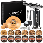 Aumpkin wooden cloche front view showing smoker and lid, creating concentrated smoke aroma