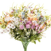 AUMVEYI front view of six bundled wildflower stems showing vibrant colors and fullness