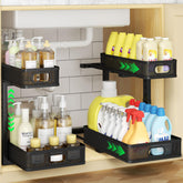 AURIKAR front view installed under-sink showing organized accessibility