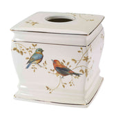 Avanti Linens front view showing ivory ceramic and gold trim benefit adds elegance
