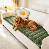 Awjcsv front view of couch cover showing modern pattern and protective fit