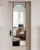 AyeWish arched mirror front view showing full-length reflection benefit