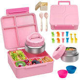 BABHAMNESS bento front view showing compact design and easy-carry handle, ideal for kids