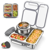 BABHAMNESS front view of bento set showing organized meal convenience