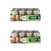 Ball front packaging showing 24 jars and included lids, assures ready-to-use convenience