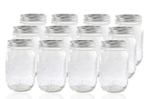 Ball glass mason jars front packaging showing twelve jars and bands for organized storage
