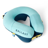 Ballast Pro front view showing compact inflatable pillow and travel-ready design