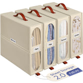 BAMBALIK front view of off-white organizer showing clear window and neat appearance