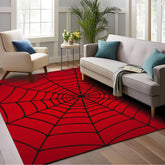 BAMOWEY front view showing bold red spider web pattern and visual impact