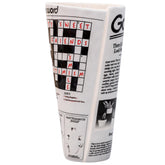 ban.do front view of newspaper vase showing retro print and compact shape for decor