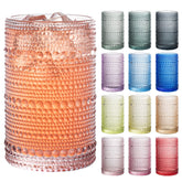 Bandesun front packaging showing the 12-piece colorful glass set, perfect gifting