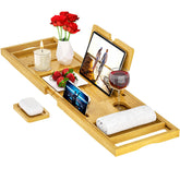 Banlilu front view of bamboo tray showing layout and benefits