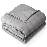 Bare Home front view of blanket showing full 60x80 size and cozy look