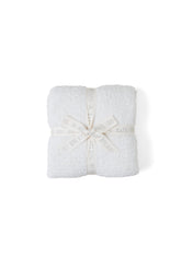 Barefoot Dreams throw front folded showing neat edges and inviting softness