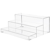 BARsics front view clear acrylic riser showing organized product display benefit