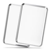Bastwe front view of 20-inch baking sheet showing full pan and finish for reliable use