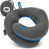 BCOZZY front view of kids pillow showing ergonomic shape and comfort