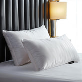 Beautyrest queen pillow front packaging showing two pillows and brand comfort