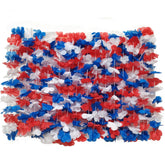 Becfupo front packaging showing 50 patriotic leis for quick event distribution