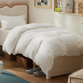 Bedsure cream front view showing clean duvet cover for versatile decor