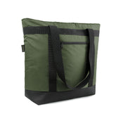 BeeGreen front view showing large insulated tote and sturdy handles benefit portability