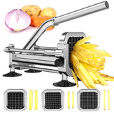 Befano front view showing sturdy stainless steel body and lever for fast prep