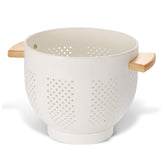 BeFare colander front view showing cream finish and capacity benefit