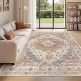 befbee front view of 5x7 area rug showing full coverage and style benefit
