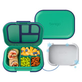 Bentgo Chill front closed showing compact, leakproof design and easy latch